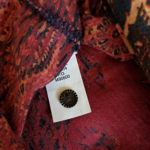 Adorable Boho Chic Multi- Colored Top - Picture 4 of 4